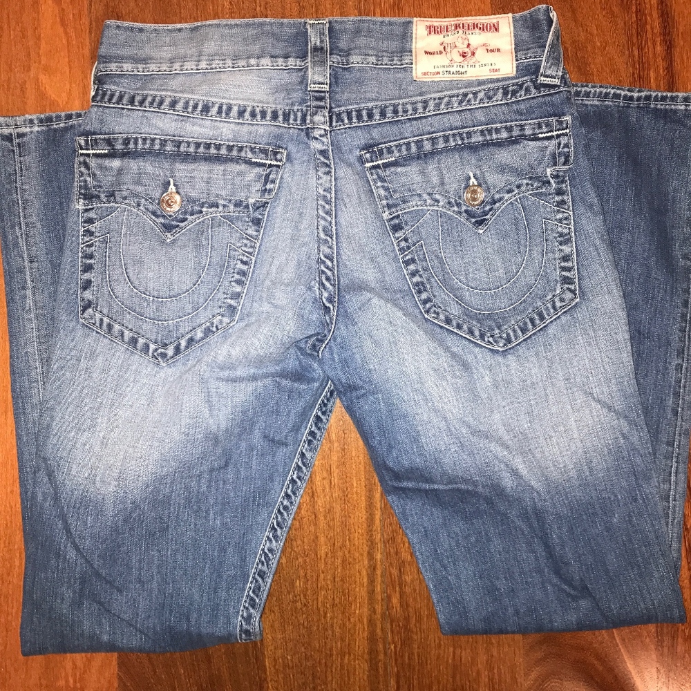 true religion straight  jeans